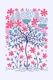 Flower Burst Vintage Floral Tree Lavender