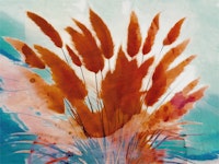 Wild Pampas Grass Art tapet