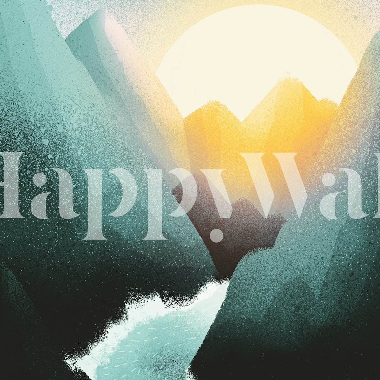 Smuk river wallpaper i et rum