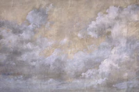 Industrial Gold Grunge Clouds papel pintado