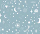 Celestial Space Astros Peaceful Blue