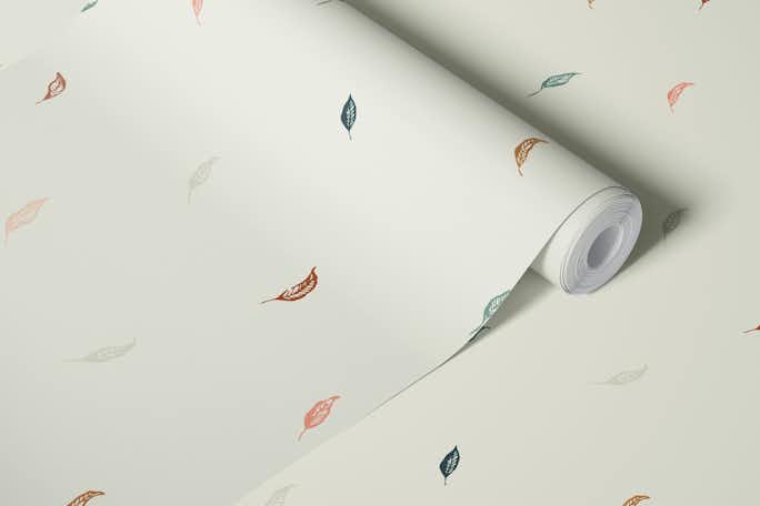 Waldspaziergang - Falling leaveswallpaper roll