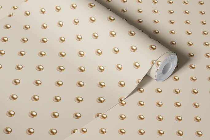 Pearl Polka Dots 3wallpaper roll