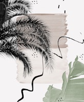 Banana Palms Naturelle 1 carta da parati