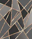 Classic Gray Rose Gold Geo 11