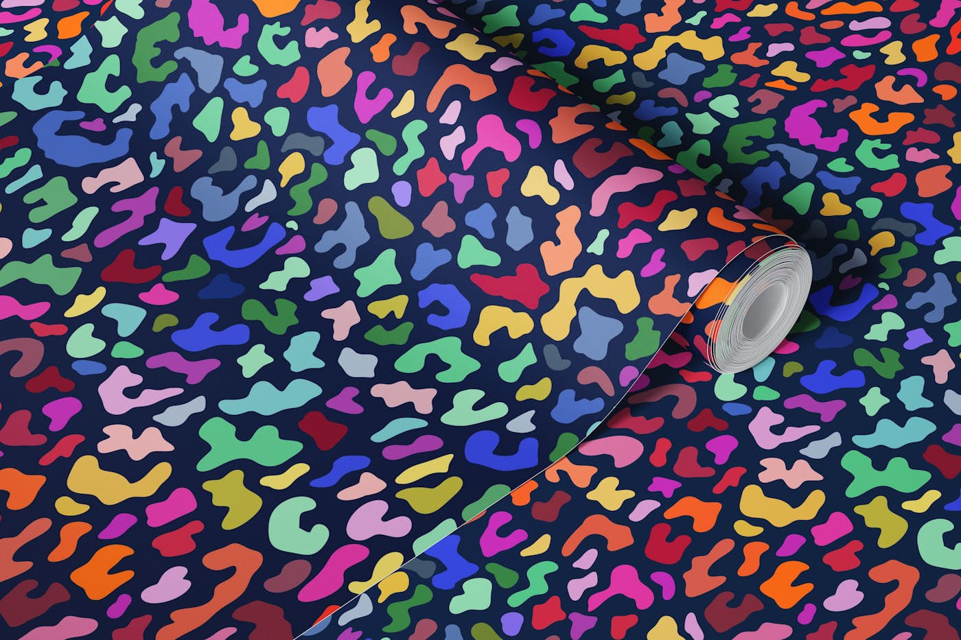 Rainbow Animal Print 3 wallpaper roll