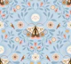 Lunar Moth Meadow, Light Blue