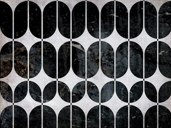 Moody Marble Cutout Geometry Grunge