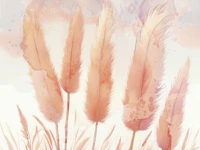 Light Surreal Grass behang