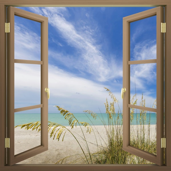 Enjoy peaceful silence on the beach