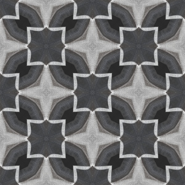 Muted Monochromatic Retro Geometry