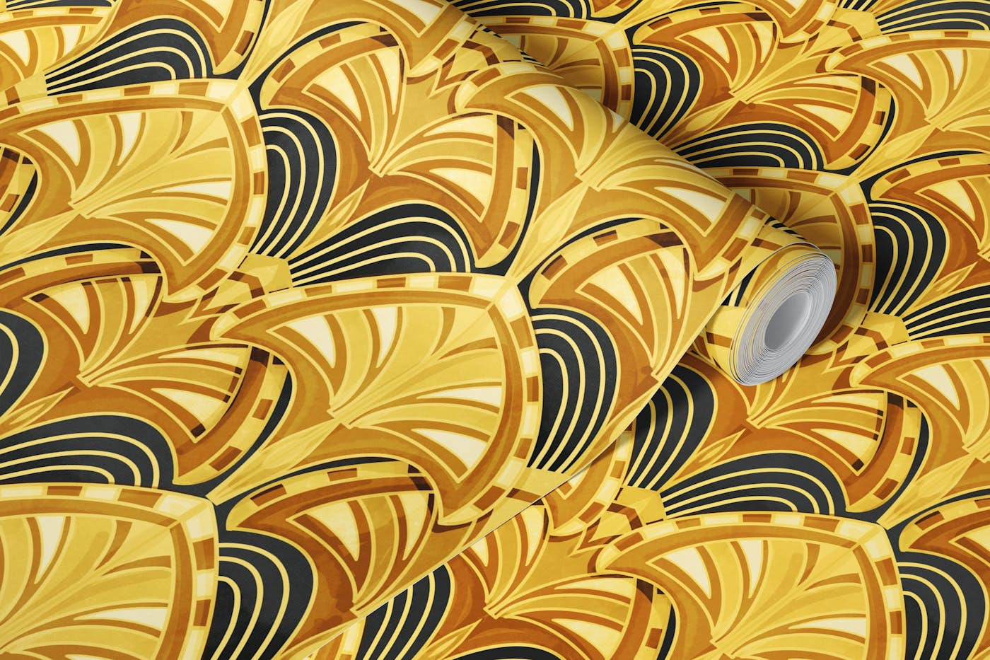 great gatsby Art deco wallpaper roll