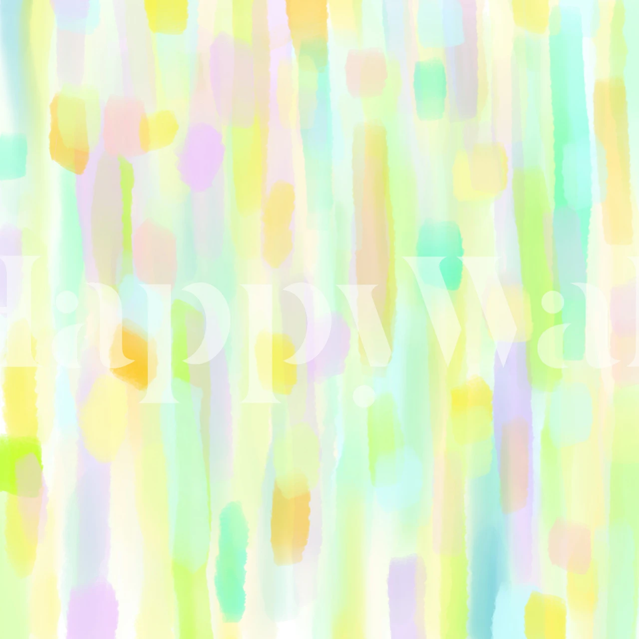 Pastel brush stroke wallpaper with colorful vertical stripes