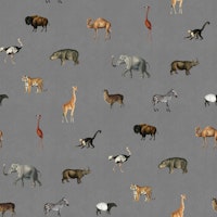 Savanna march in grey tapet