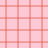 Red on pink Grid tapete