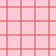 Red on pink Grid
