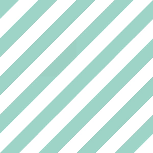 Mint diagonal stripes