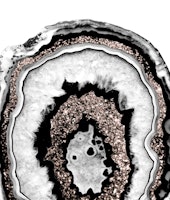 Gray Black White Agate 11a tapeta