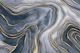 Elegant Marble Reverie Navy Gold