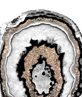 Gray Black White Agate 11b tapeta