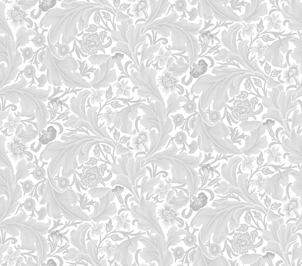 Victorian Leicester pattern in Pale Grey