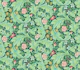 Victorian Leicester pattern on Teal