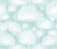 Dandelions Turquoise papiers peint