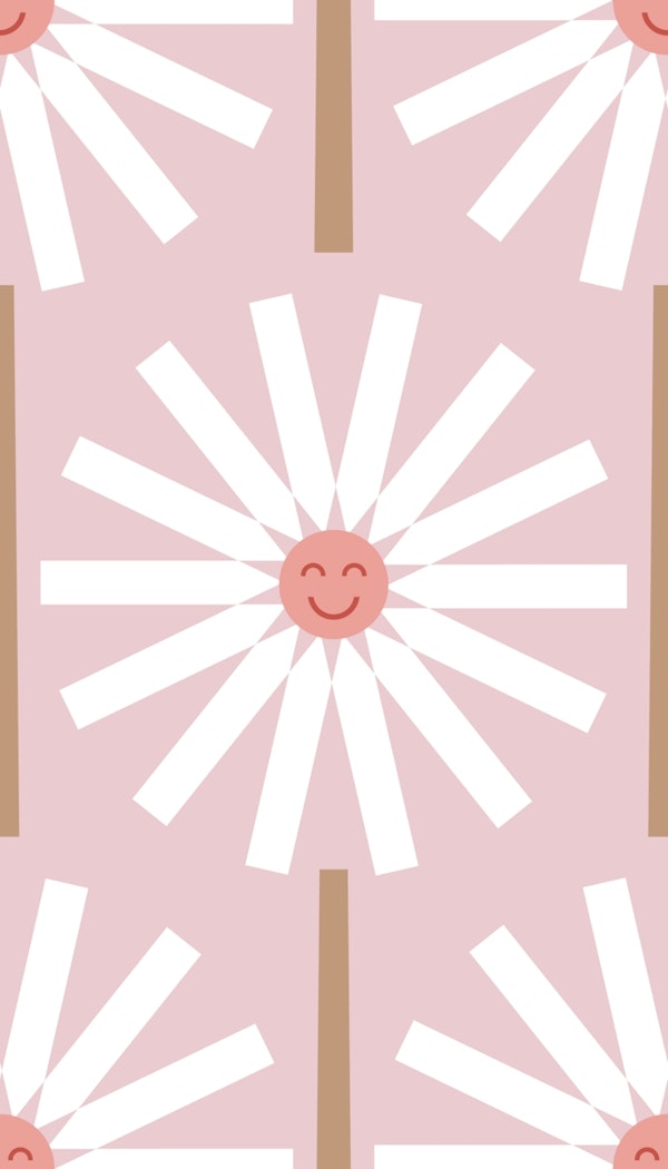 Happy Daisy soft pink