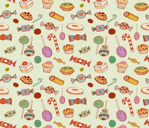 Candies and Pastries (aqua)