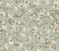 Sakura (pastel green) wallpaper tapete
