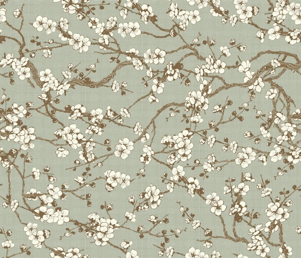 Sakura (pastel green) wallpaper
