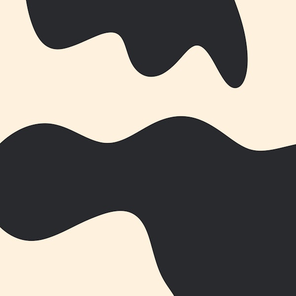 Abstract monochrome shapes