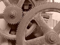 Big Gears (sepia) ταπετσαρία