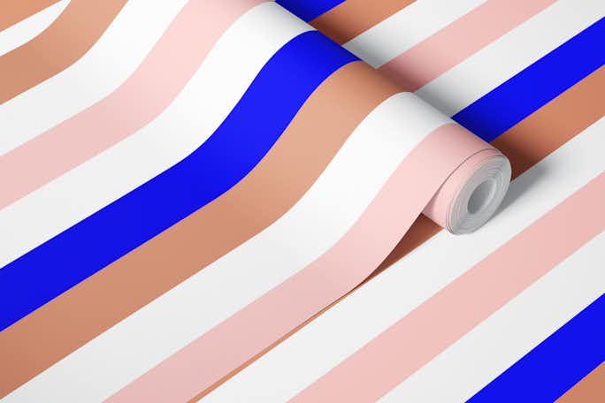 Stripes Colourblockwallpaper roll