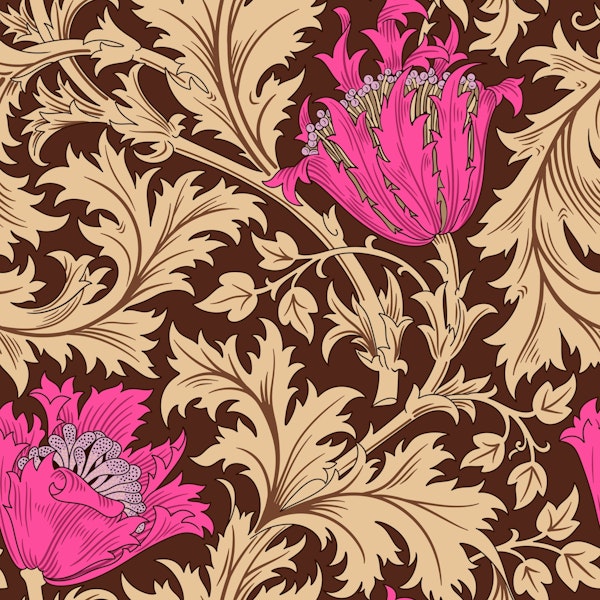 Victorian Anemone pattern 6