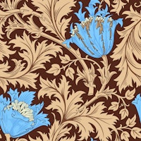 Vintage Anemone pattern 7 ταπετσαρία