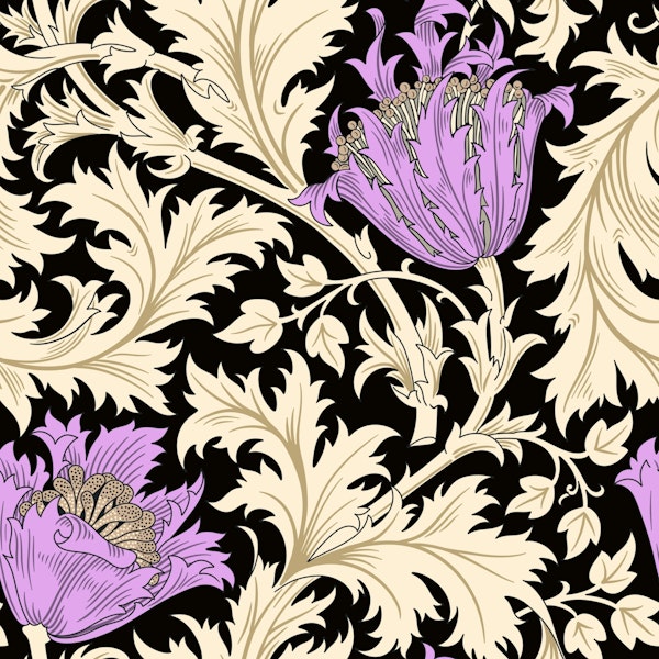 Vintage Anemone pattern 8