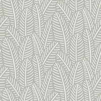 Herringbone Leaves - Gray tapete