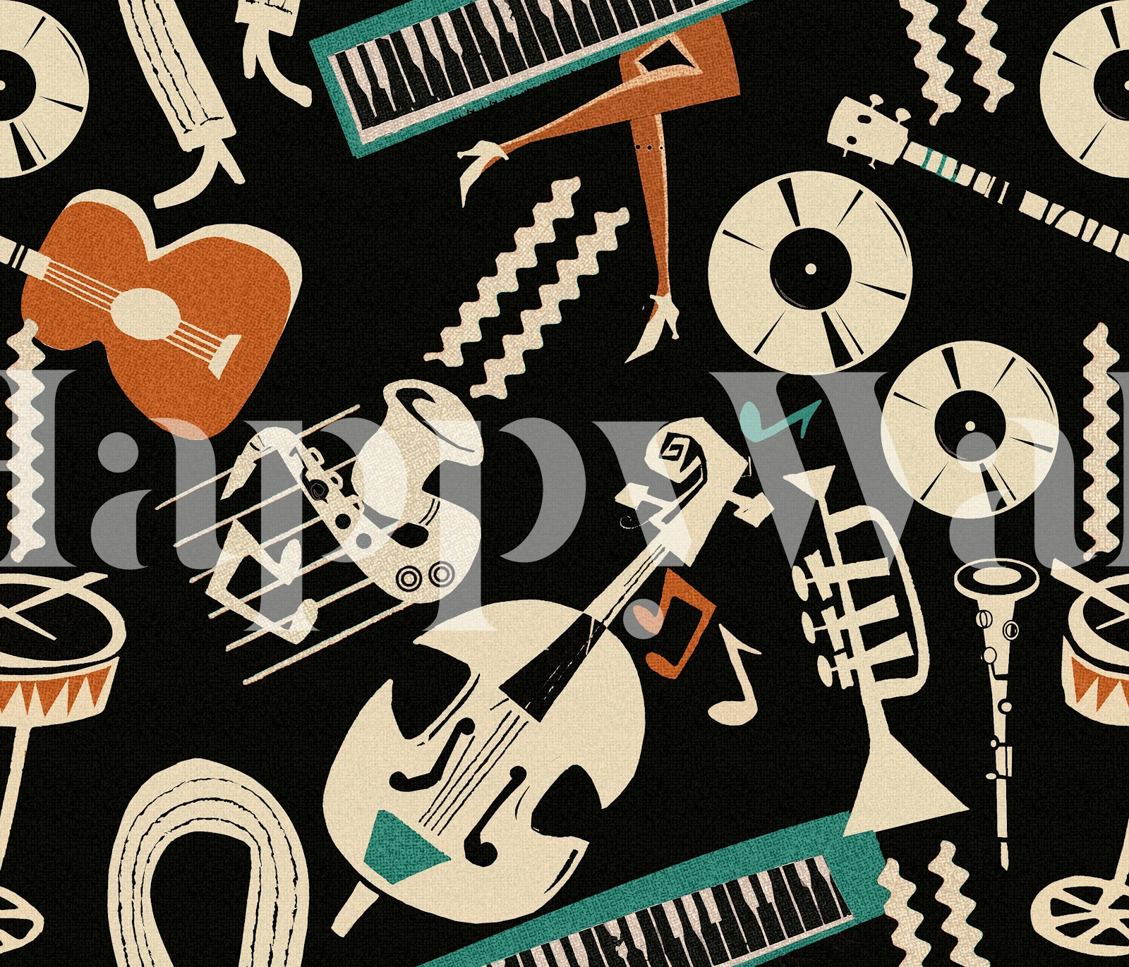 Jazz Rhythm Pattern - Happywall
