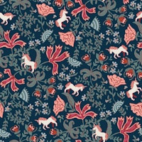 Unicorn midnight behang