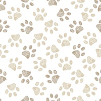 Light brown paw prints pattern tapete