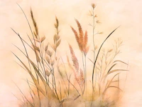 Flower Grass Sun papiers peint