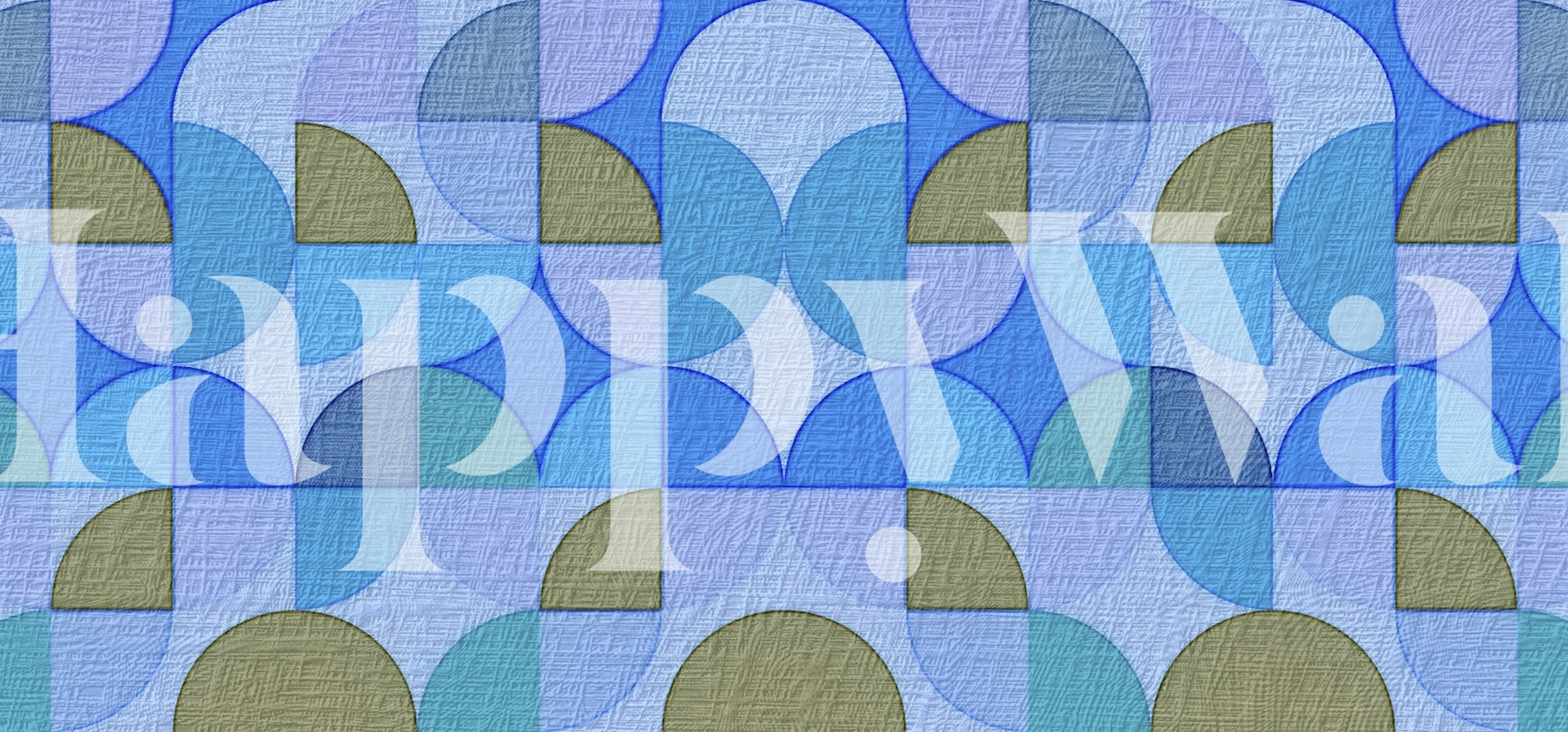 Shibori Retro Geometry wallpaper design