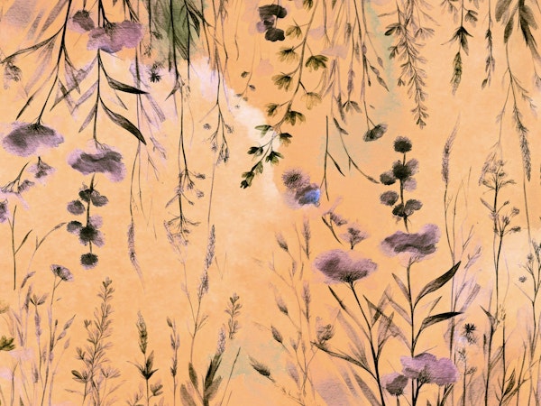 Antique Rustic Hanging Flower Meadow