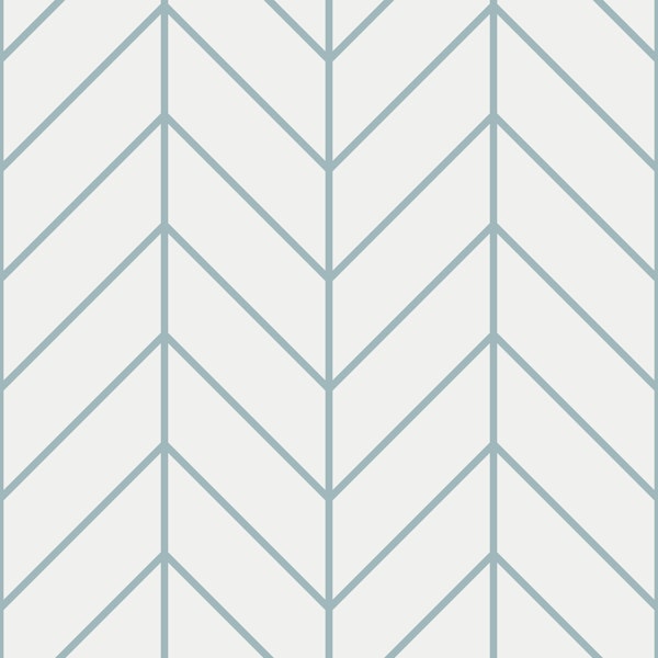 Chevron Pattern - Scandi Blue 1