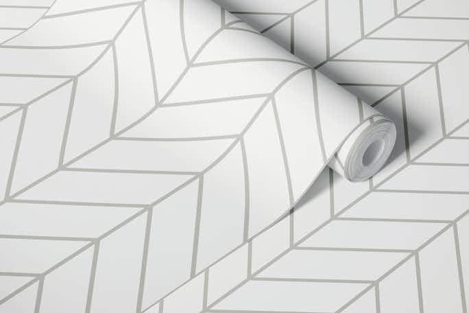 Chevron Pattern - Gray 1wallpaper roll