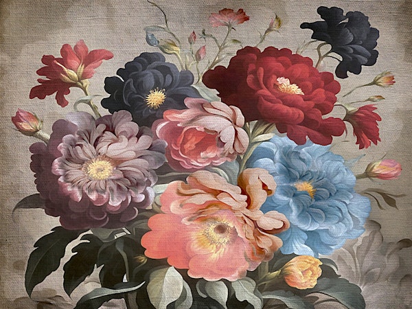 Old Moody Floral Fabric