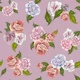 Heirloom floral wall