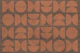 Brown Mid Century Bauhaus Canvas