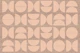 Beige Pink Mid Century Bauhaus Canvas